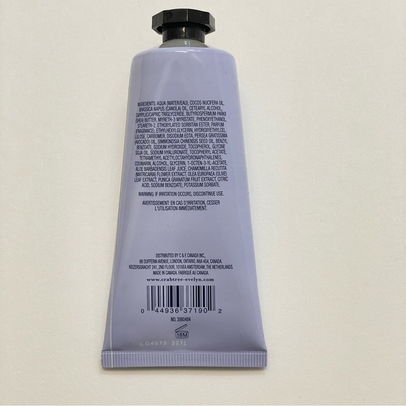 Crabtree & Evelyn Lavender Hand Therapy Cream Lotion 3.5 oz - Picture 2 of 3